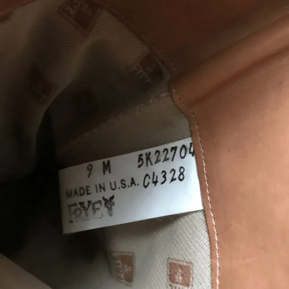 Vintage Frye tan leather pull on riding boots‎ 9
